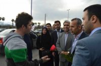 استقبال نوروزی مسئولين نوشهر از ميهمانان در اولين روز سال