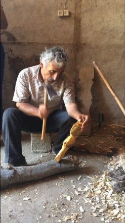 احیا کارگاه  صنایع دستی "لاکتراشی" در نیتل روستایی کجور+ تصاوير