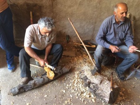 احیا کارگاه  صنایع دستی "لاکتراشی" در نیتل روستایی کجور+ تصاوير