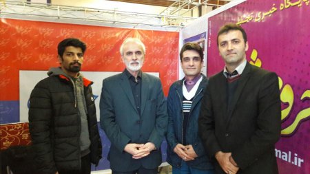 بازدید«احد جاودانی»ازغرفه حرف شمال /نمایشگاه مطبوعات مازندران